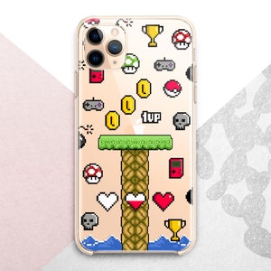 Oldschool Games Google Pixel 9 8 7 6 XL Case / Nostalgia Samsung 24 23 22 21 / Old Pixel Art iPhone 15 14 13 12 11 / Game Boy Galaxy Note 20