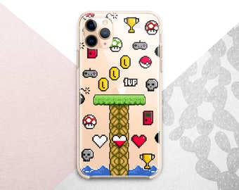 Pixel Art Game Phone Case: Retro Gaming Design