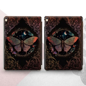 Magic Book of Spells Mini 6 Air 5 4 3 Cover Celestial Butterfly iPad Pro 12.9 11 2022 Case Mystical Moth iPad 10.2 10.5 10.9 Dark Witchcraft image 7