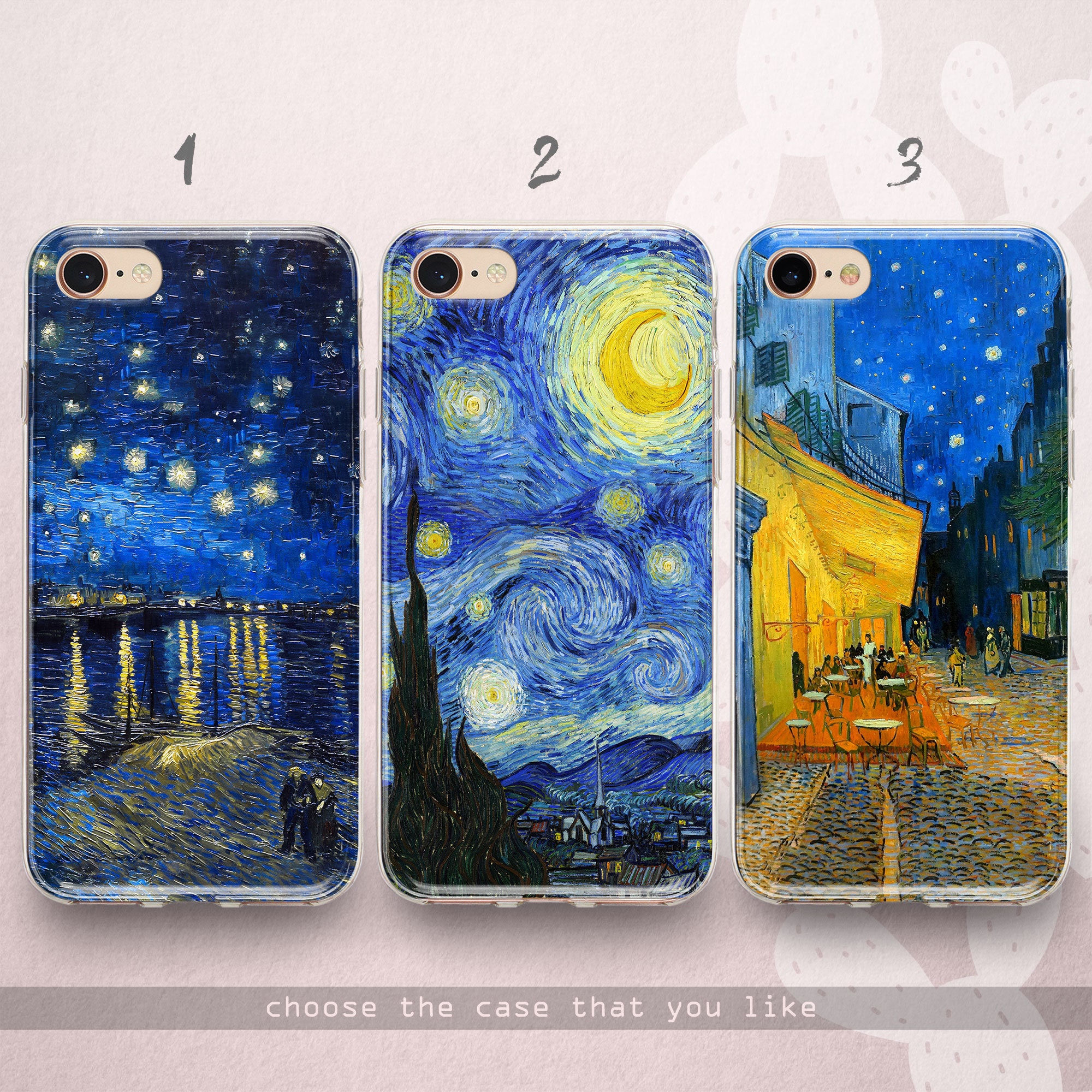 Vincent Van Gogh iPhone 13 12 11 x hoesje Impressionisme - Etsy Nederland
