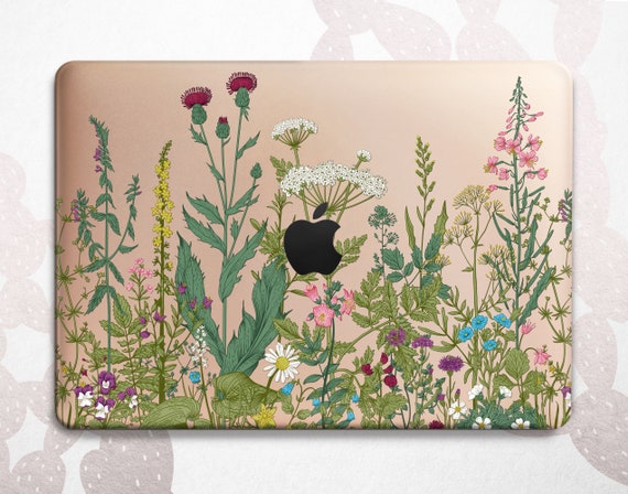 wildflower macbook case