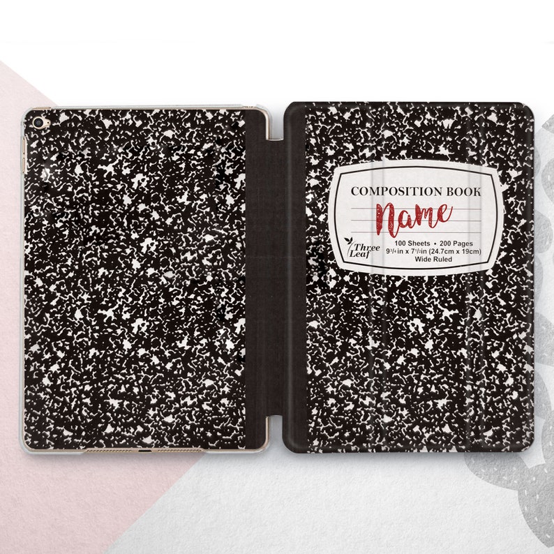 Composition book iPad 9.7 2017 2018 iPad Mini 5 4 3 2 Case Etsy