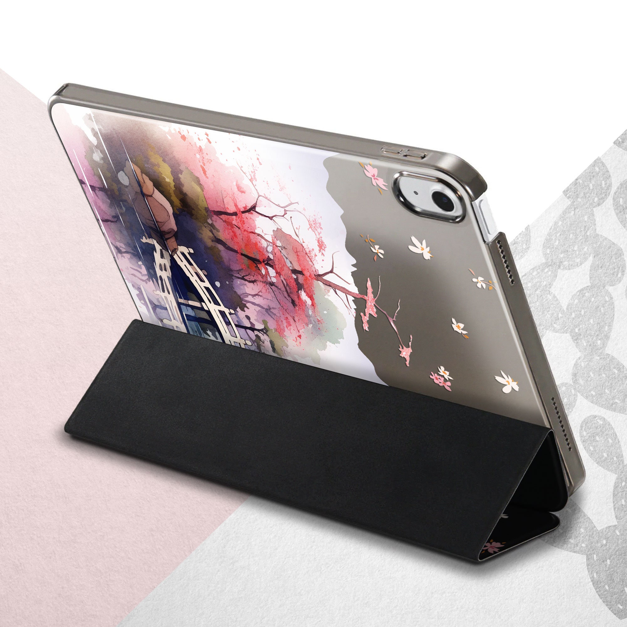 Japanese Landscape iPad Case: Sakura Art Cover - Etsy