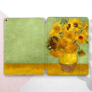 Sunflowers iPad 10.9 10.5 10.2 9.7 2018 Famous Artist iPad Mini 6 Case Vincent Van Gogh iPad Pro 12.9 11 2022 Case Classic Art iPad Air 5 4