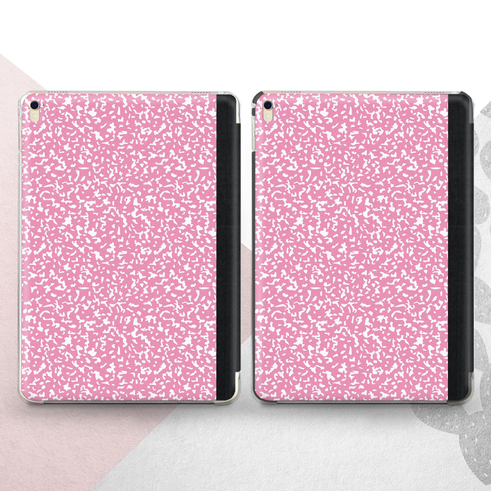 Pink Composition Book Ipad 10.5 10.2 Cover Custom Notebook Etsy