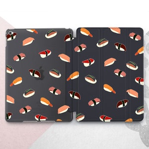 Sushi Nigiri iPad Mini 7 6 Air 5 Cover / Cibo cinese Giappone 9.7 2018 2017 Custodia / Semplice motivo carino iPad Pro 13 12.9 11 2024 10.9 10.5 10.2