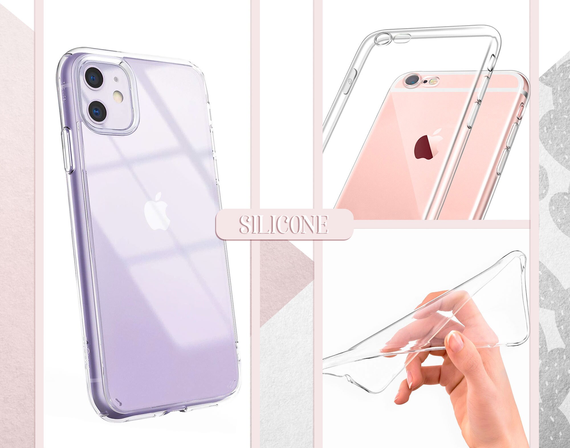 BABACO Custodia Trasparente Antiurto Per IPhone 13 – Cover In TPU Con Airbag Angolari, Morbida E Aderente