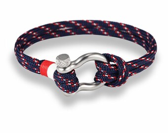 Bracelet Punk En Cuir Tressé Pour Homme Et Femme - Style Gothique, Réglable, Autre, Autres
