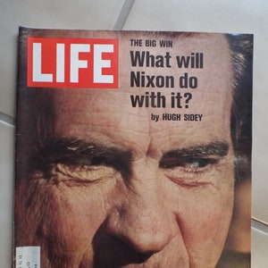 Life Magazine, November 17, 1972 - Richard M. Nixon Original Life Magazine Excellent Condition!