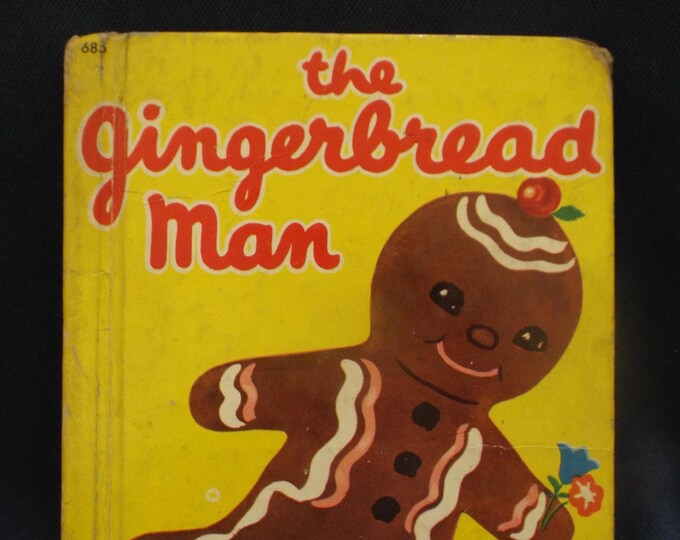 Vintage 1956 the Gingerbread Man, Rand Mcnally H/C Elf Book by Wallace ...