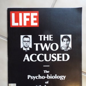 Life Magazine, June 21, 1968 - James Earl Ray and Sirhan Sirhan Original Life Magazine