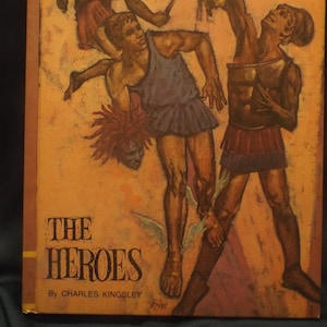 Vintage 1968 The Heroes A H/C Educator Classic Library Children&#39;s Book Vol. 10 by  Charles Kingsley