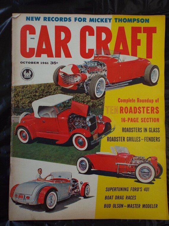 Vintage Car Craft Magazine Vol 9 No.6 Vtg. October 1961 Etsy