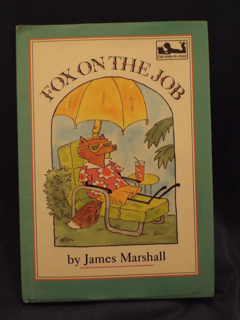 1988 Fox on the Job, A Hardcover Book Vintage Children’s Book - Etsy