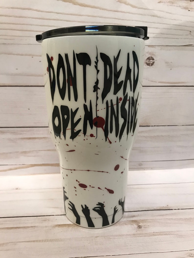 30oz Walking Dead Inspired Tumbler. Etsy