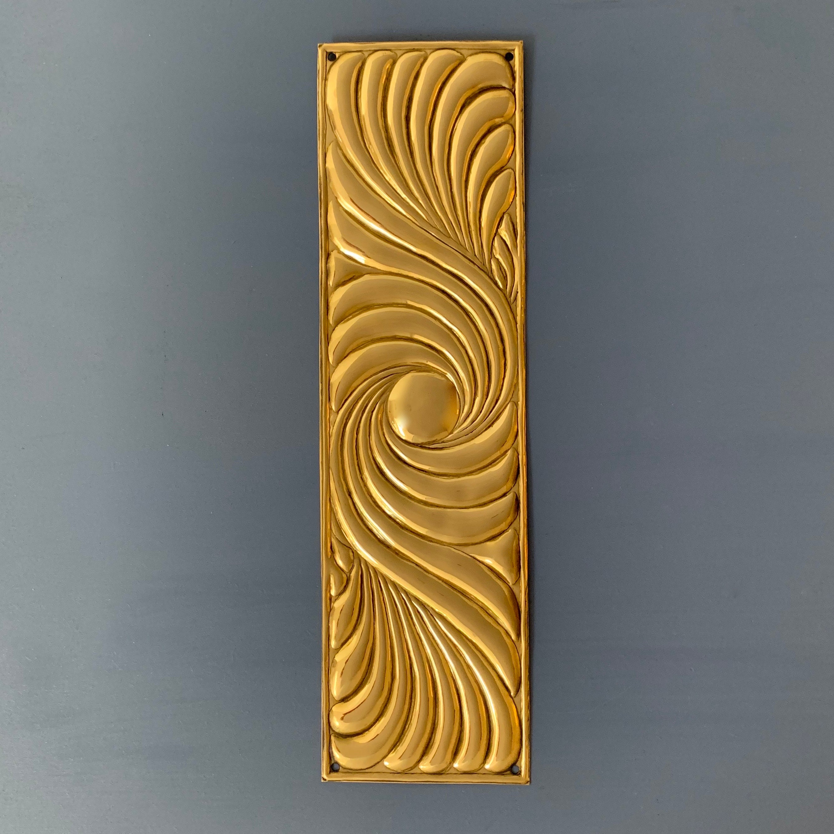 Brass door plates discount