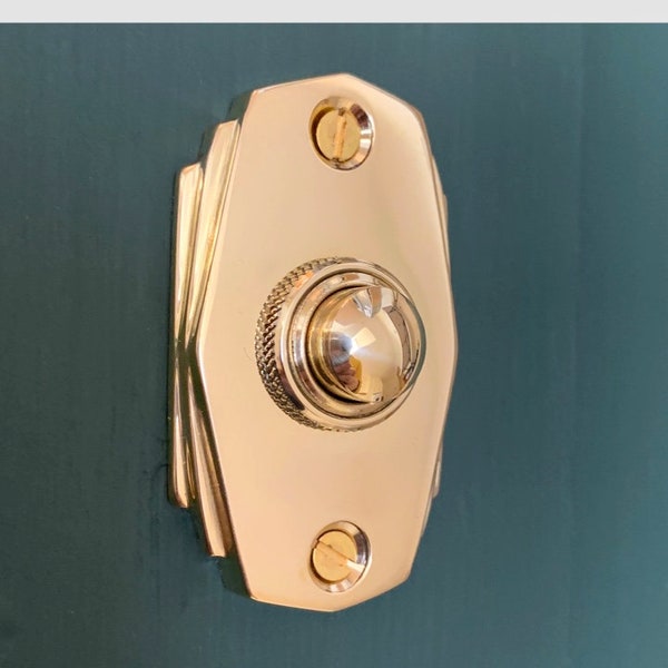 Art Deco Button - Etsy