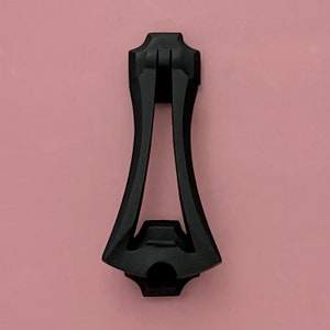 Black Cast Iron Door Knocker Front Striker Vintage Style Main Entrance Art Nouveau Deco Edwardian Victorian Antique (MORE AVAILABLE)