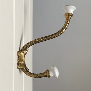 Cast brass vintage coat hooks hook hangers