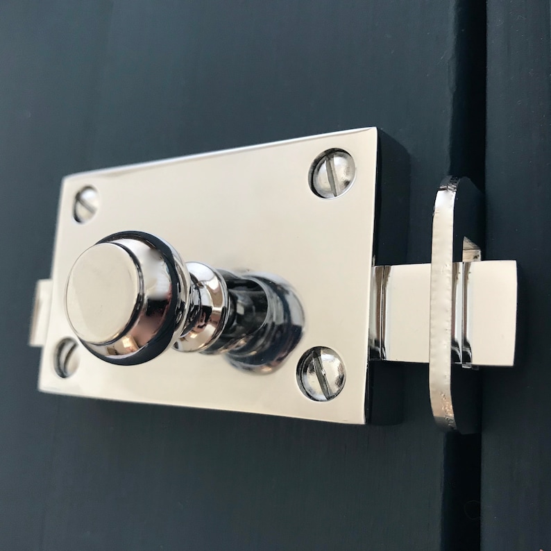 chrome vacant engaged lock bolt vintage style indicator bathroom toilet