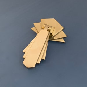 Brass Art Deco Drop Handles Drawer Cupboard Door Pull Handles Kitchen Wardrobe Furniture decorative (MORE AVAILABLE)