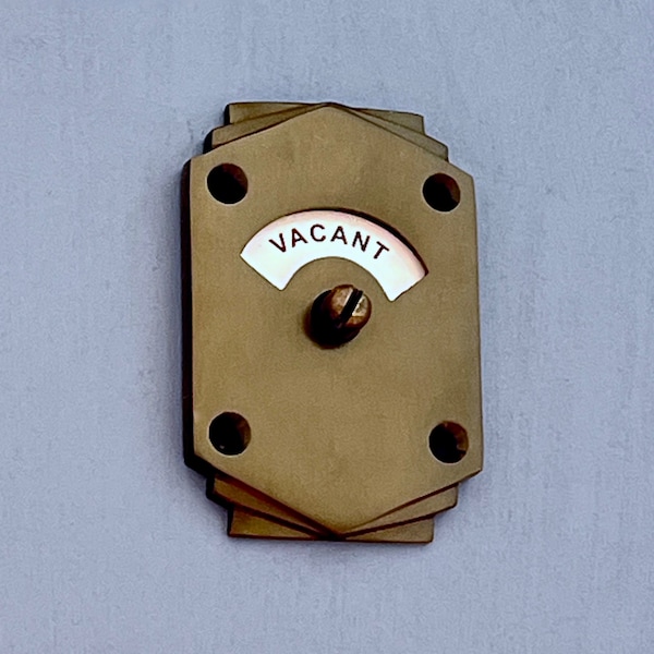 Antique Brass Bathroom Lock - Etsy