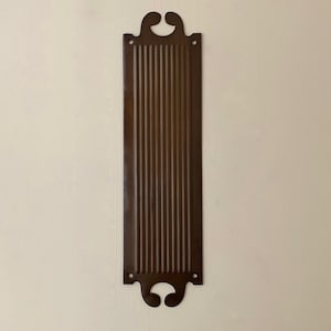 Antique brass finish finger door push plates victorian style plate vintage (MORE AVAILABLE)