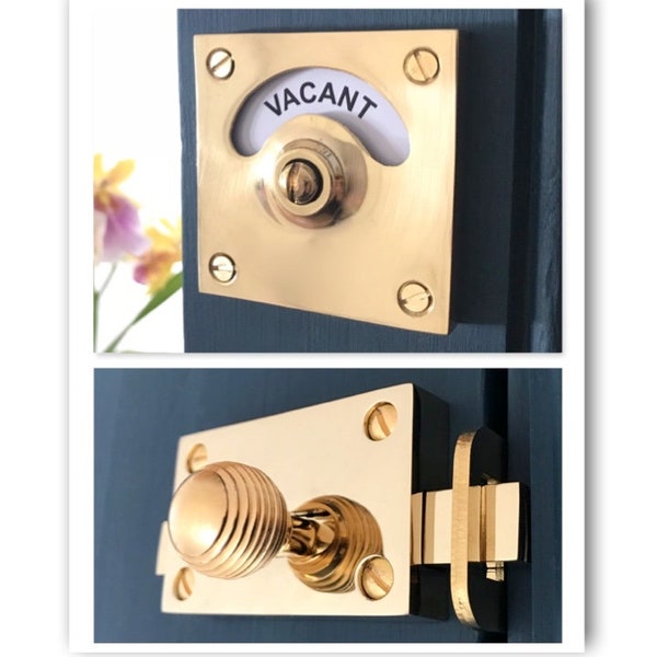 Restroom Occupied Door Handle - Etsy