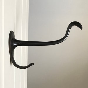 Antique brass finish art nouveau coat hooks hook hangers