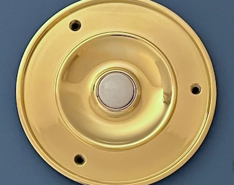 Pulsante Campanello Cromo Satinato