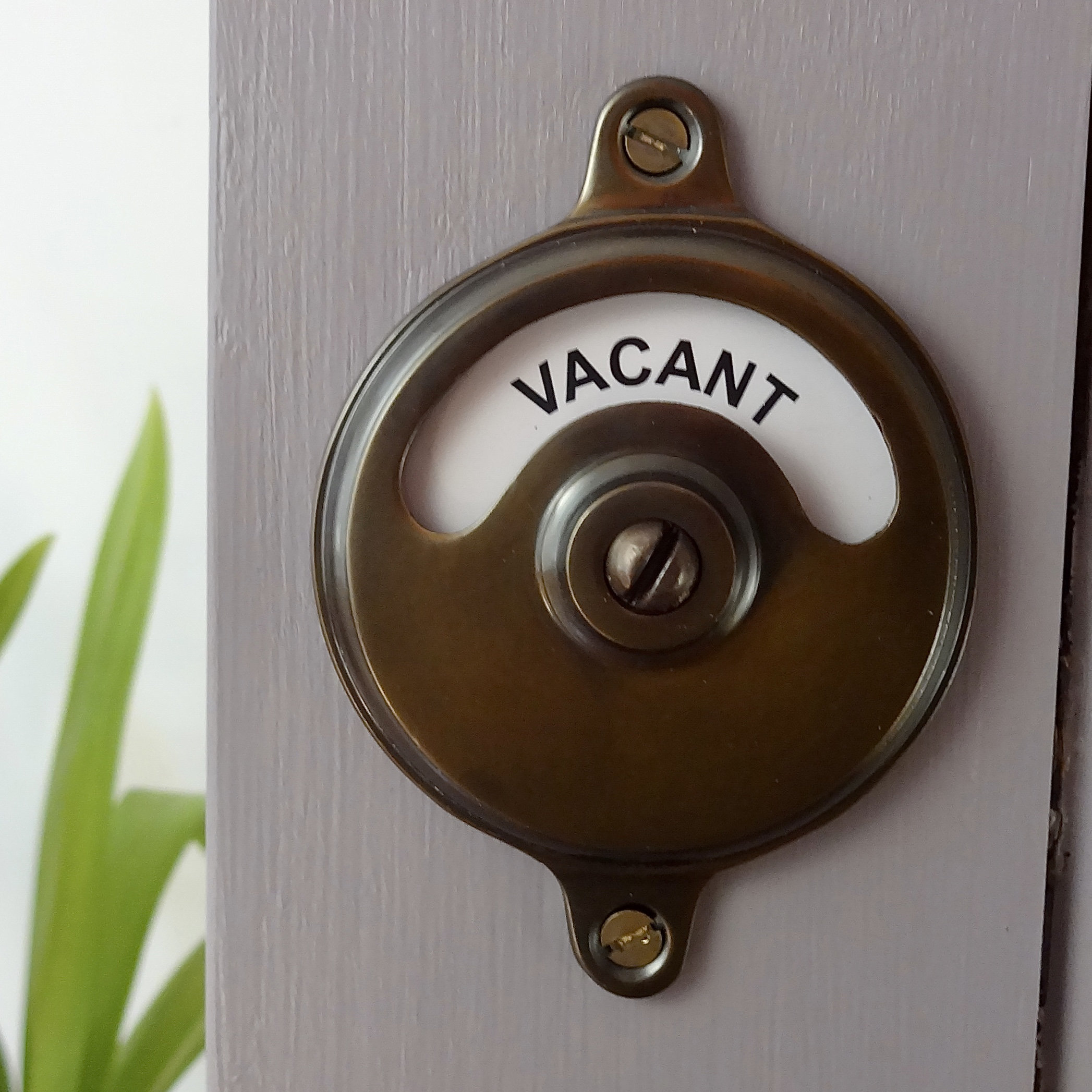 Antique Brass Finish Toilet Bathroom Vacant Engaged Lock - Etsy UK