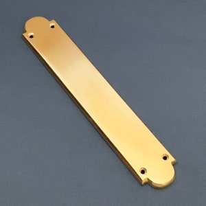 Plaques de poussée fines en laiton moulé pour porte de style victorien (PLUS DE PRODUITS DISPONIBLES)