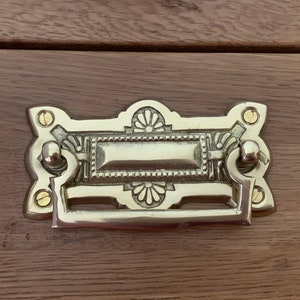 Brass Handles Drawer Cupboard Door Pull Handles Kitchen Wardrobe Furniture vintage