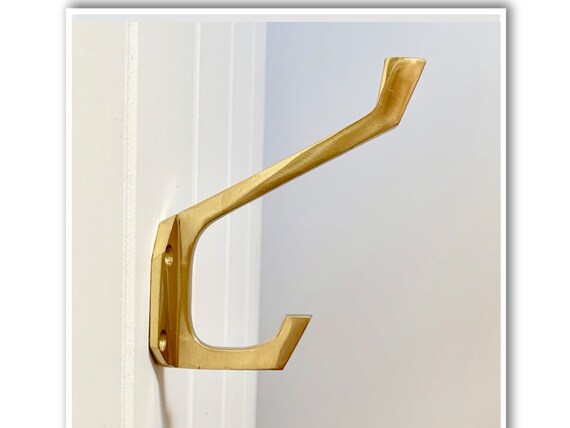 Cast brass Art Deco coat hooks hook hangers Cast brass Art Deco coat hooks hook hangers