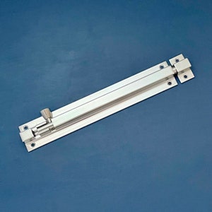 Old Stock Aluminium 8″ Door Slide Bolt Lock Large Heavy Duty Latch Alloy