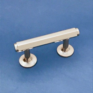 4&quot; Solid Cast Chrome Art Deco Handles Drawer Cupboard Door Pull Handles Kitchen Wardrobe Furniture Bar