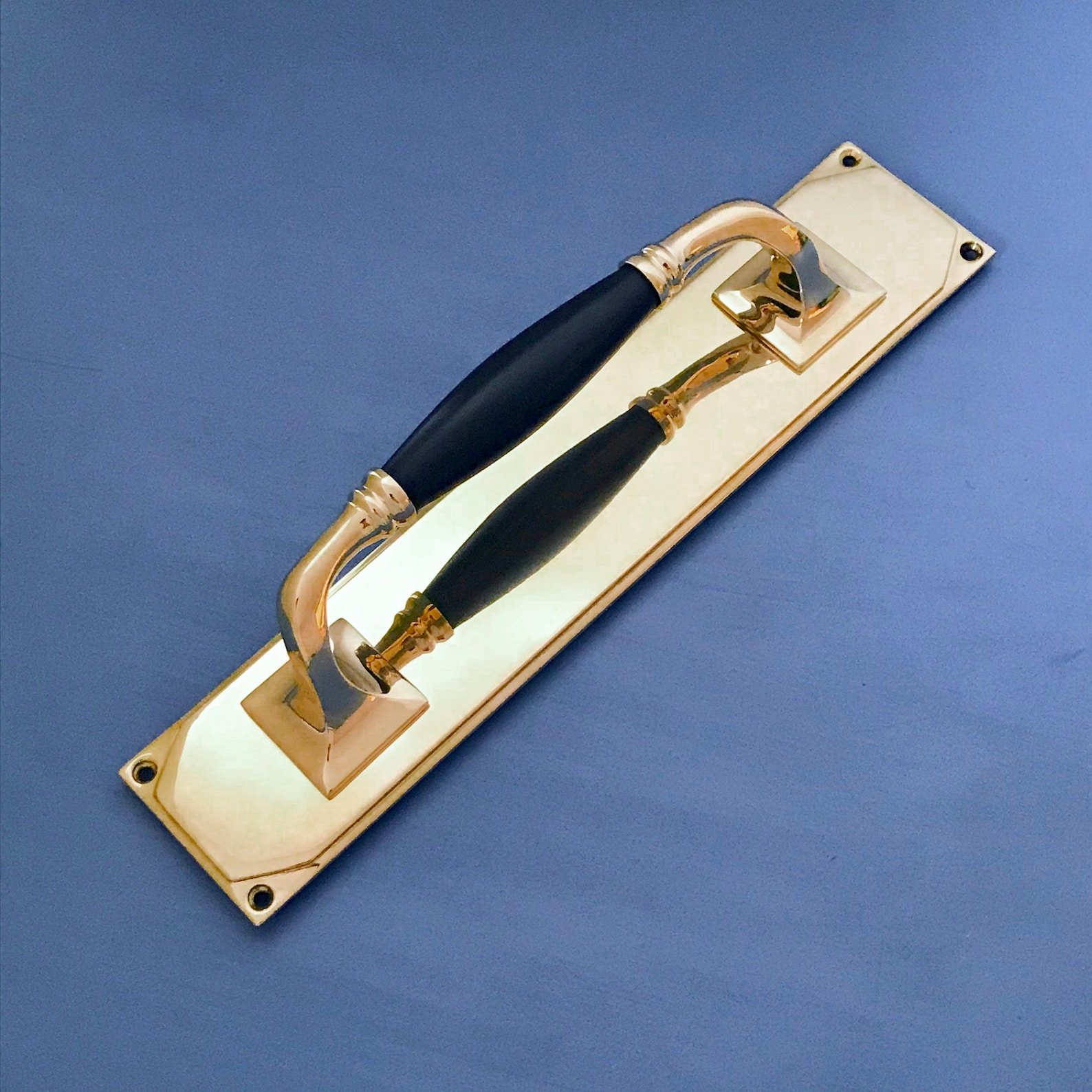 Pairs Large 12 Cast Brass Wood Door Pull Handles Grab Etsy