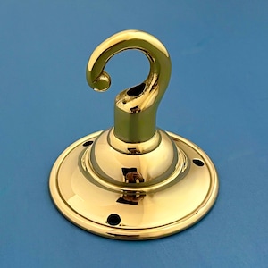 Messingguss Deckenhaken Lampe Kronleuchter leichte Wandbehang Kette antike alte Schwere Kette