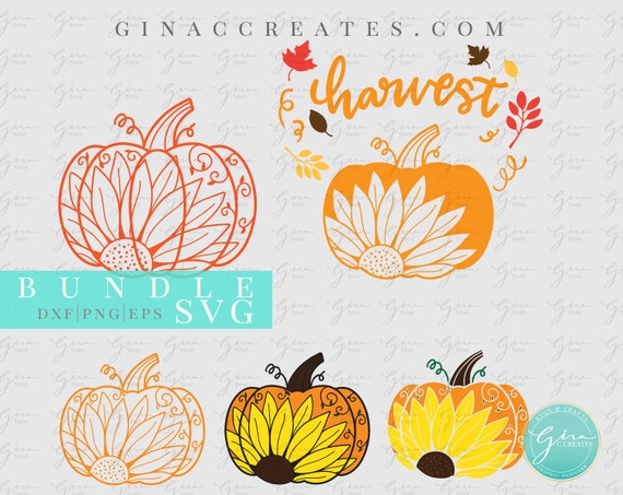 Download Fall Pumpkin Sunflower Svg Bundle Pumpkin Mandala Svg Etsy
