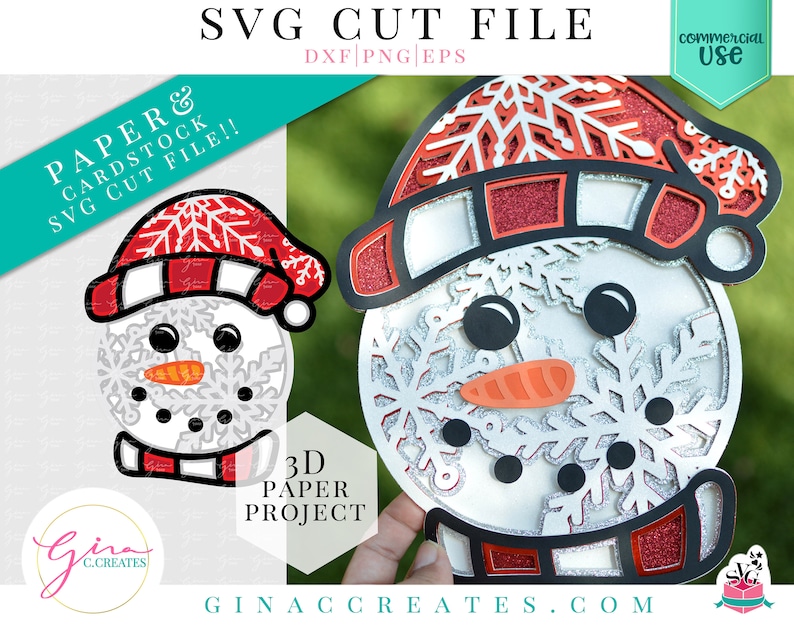 Download 3D Snowman Mandala SVG Cut File 3D mandala svg Christmas ...