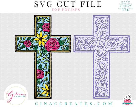 Download Spring Flower Cross Mandala Svg Bundle Easter Svg Flower Svg Etsy
