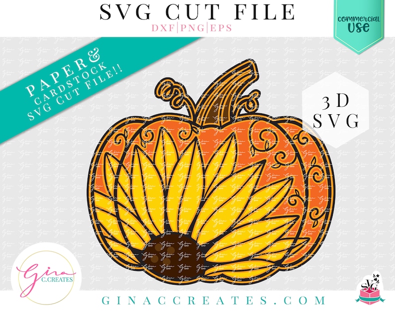 Download 3D Sunflower Pumpkin Mandala SVG Cut File 3D mandala svg ...