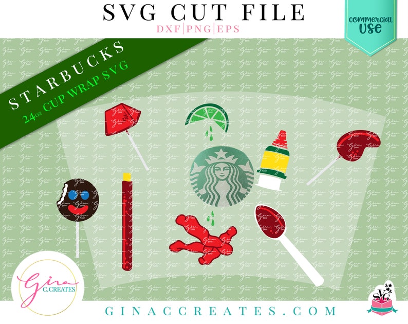 Download Mexican candy Wrap SVG starbucks cup wrap svg | Etsy
