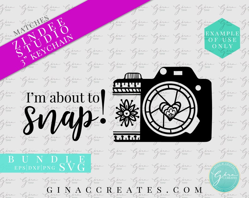 Download Mandala Camera SVG Cut File svg for 3 inch blank key chain ...