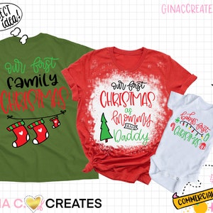 Our First Family Christmas SVG, Baby&#39;s first Christmas SVG