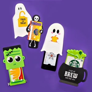 Pacote SVG de porta-cartões de presente de Halloween, SVG de presente de Halloween