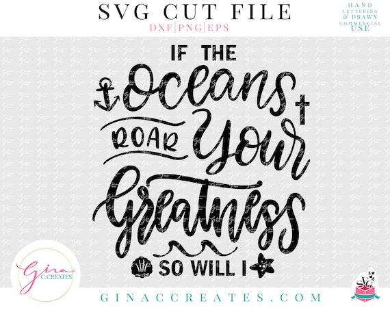 Download Christian Ocean Quote Svg Cut File Greatness Svg Jesus Svg Etsy