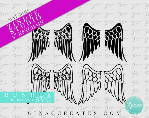 Download Angel Wings Svg Cut File Wings Svg Bundle Svg For 3 Inch Etsy