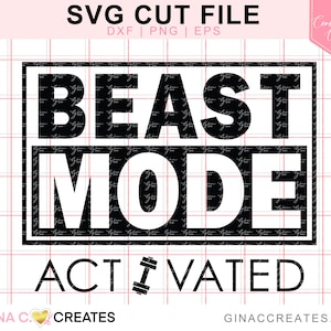 Archivo de corte SVG en modo bestia