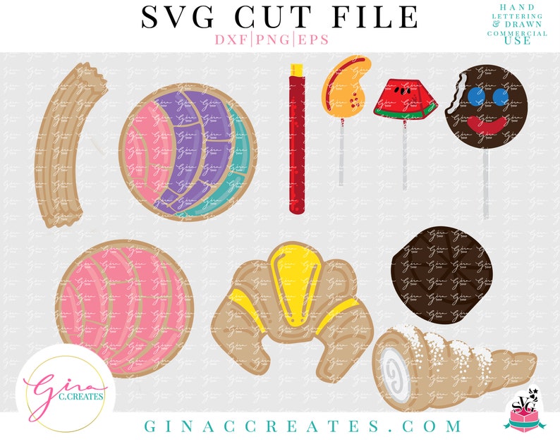 Download The Ultimate Mexican Sweets SVG Bundle sweet bread svg | Etsy